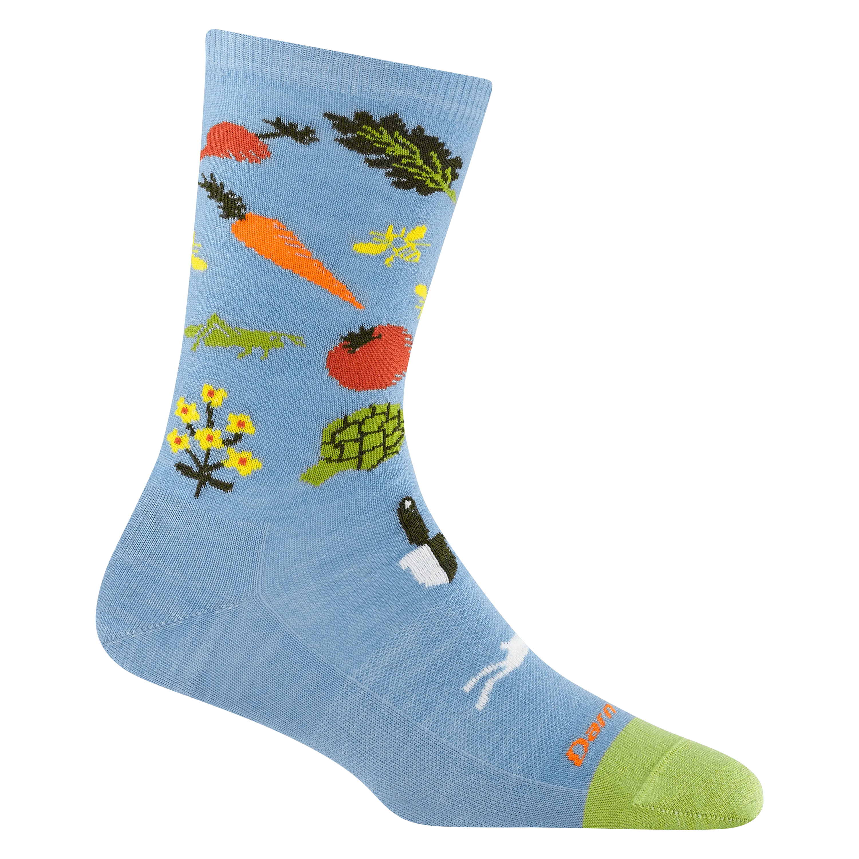 Darn Tough Womens Farmers Market Crew Lightweight Lifestyle Socks