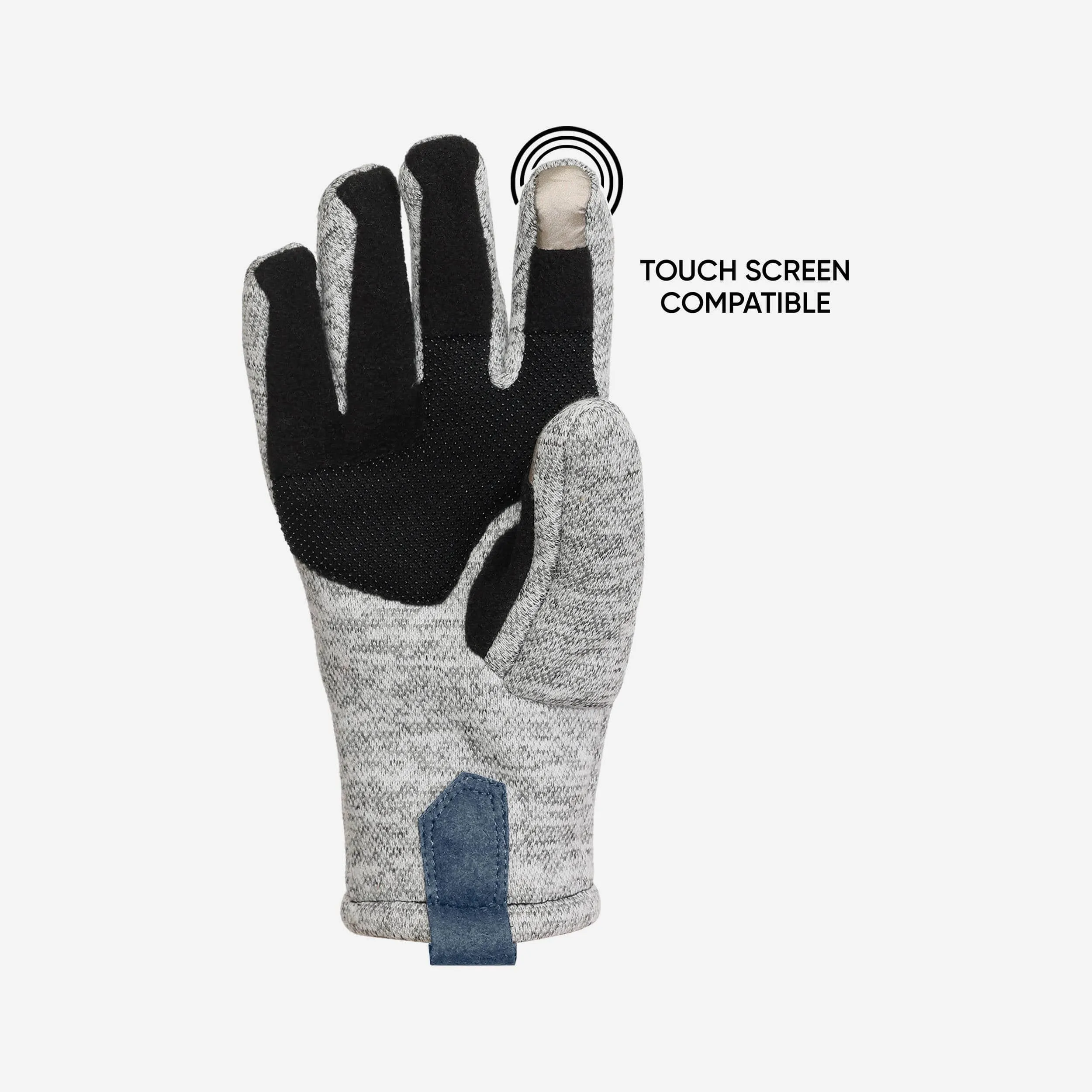 Denver Broncos Heather Grey Insulated Gloves