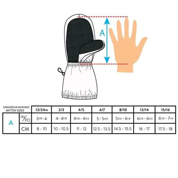 Deux par Deux - Technical Mittens Navy
