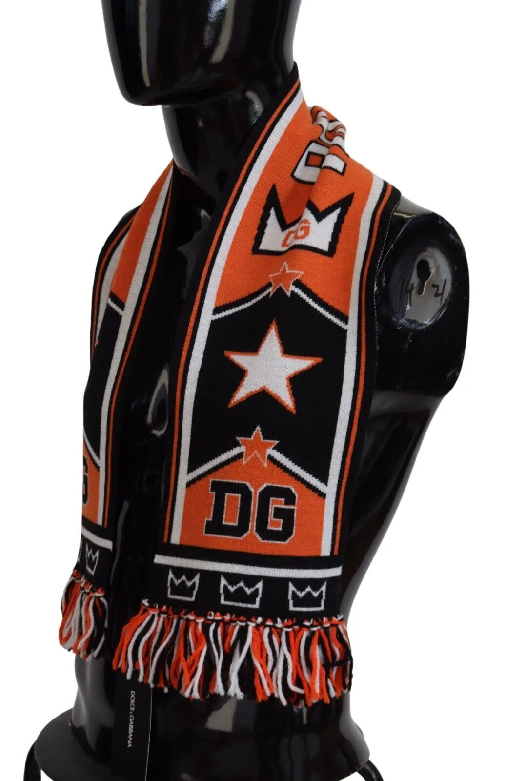 Dolce & Gabbana Elegant Multicolor Wool-Cashmere Men'S Scarf