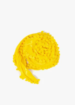 Dupatta Plain Shawl, Amarillo