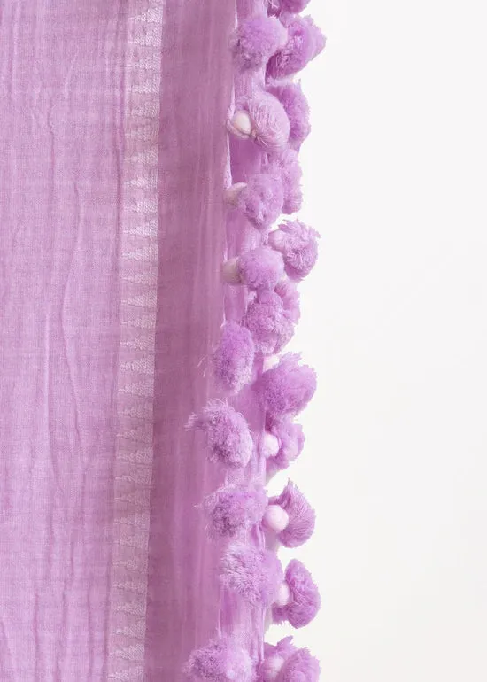 DUPATTA PLAIN SHAWL - IRIS