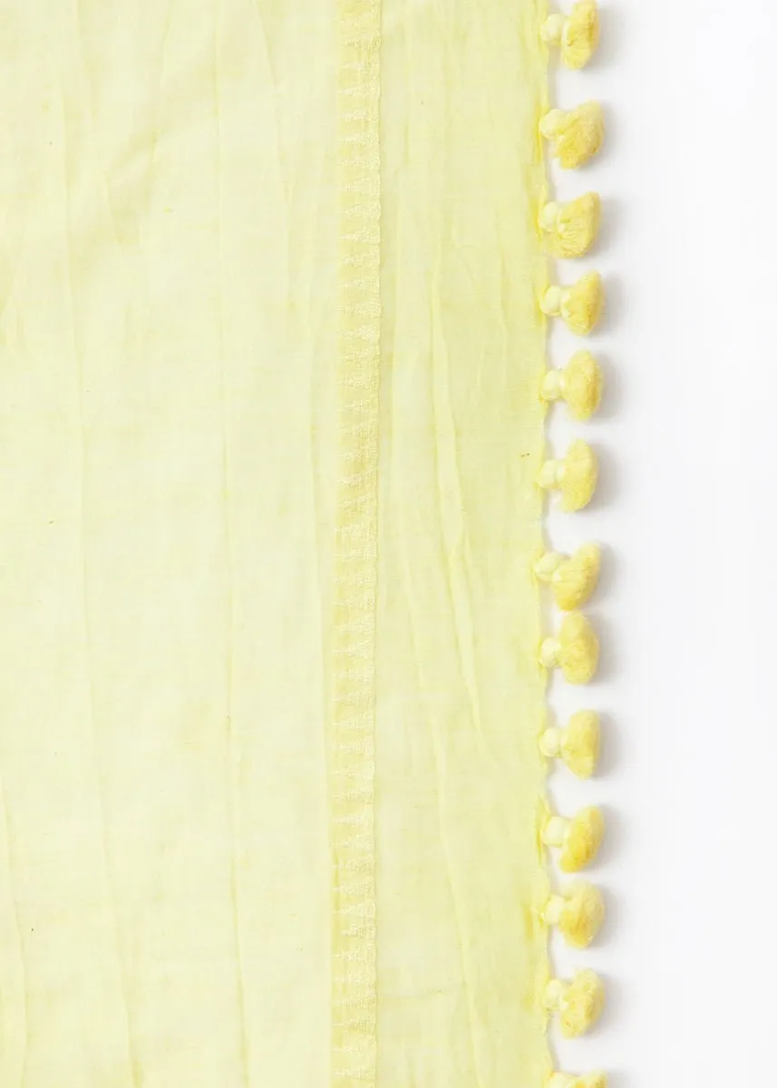 Dupatta Plain Shawl, Leek