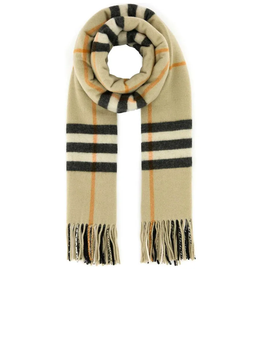 Embroidered Cashmere Scarf