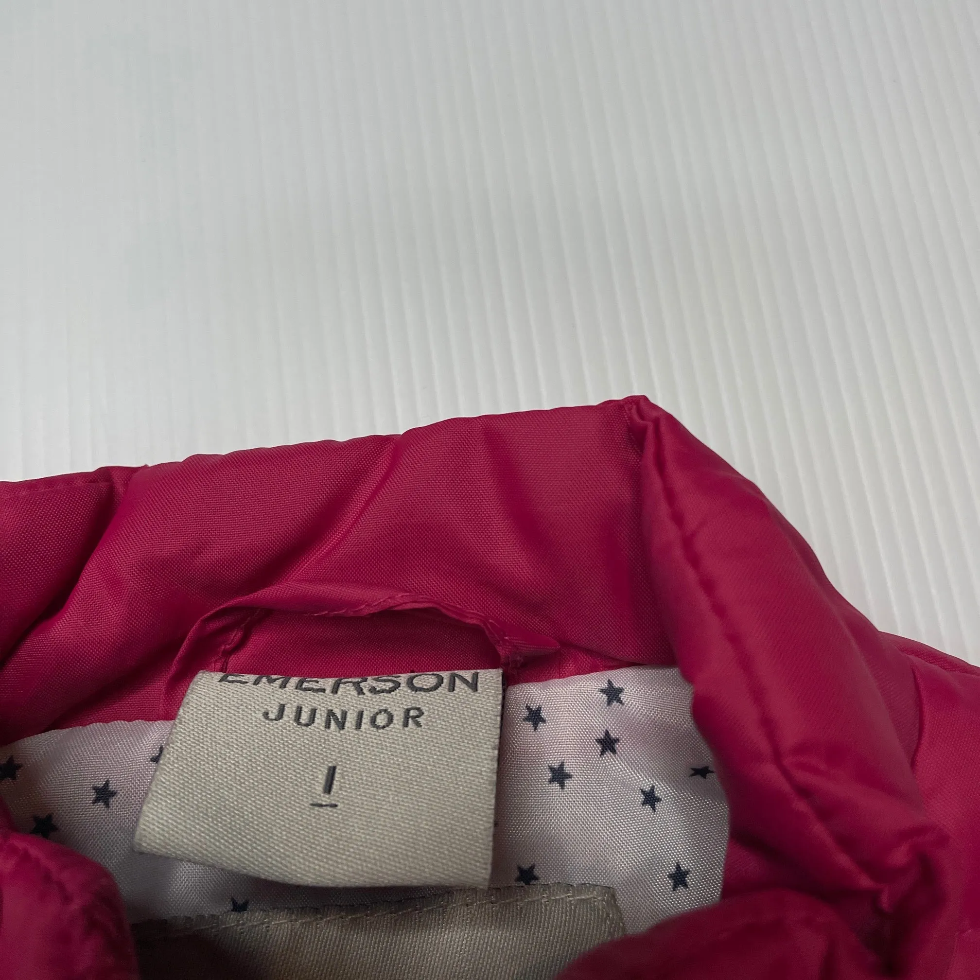 Emerson pink puffer vest / sleeveless jacket, size 1, Pre-loved