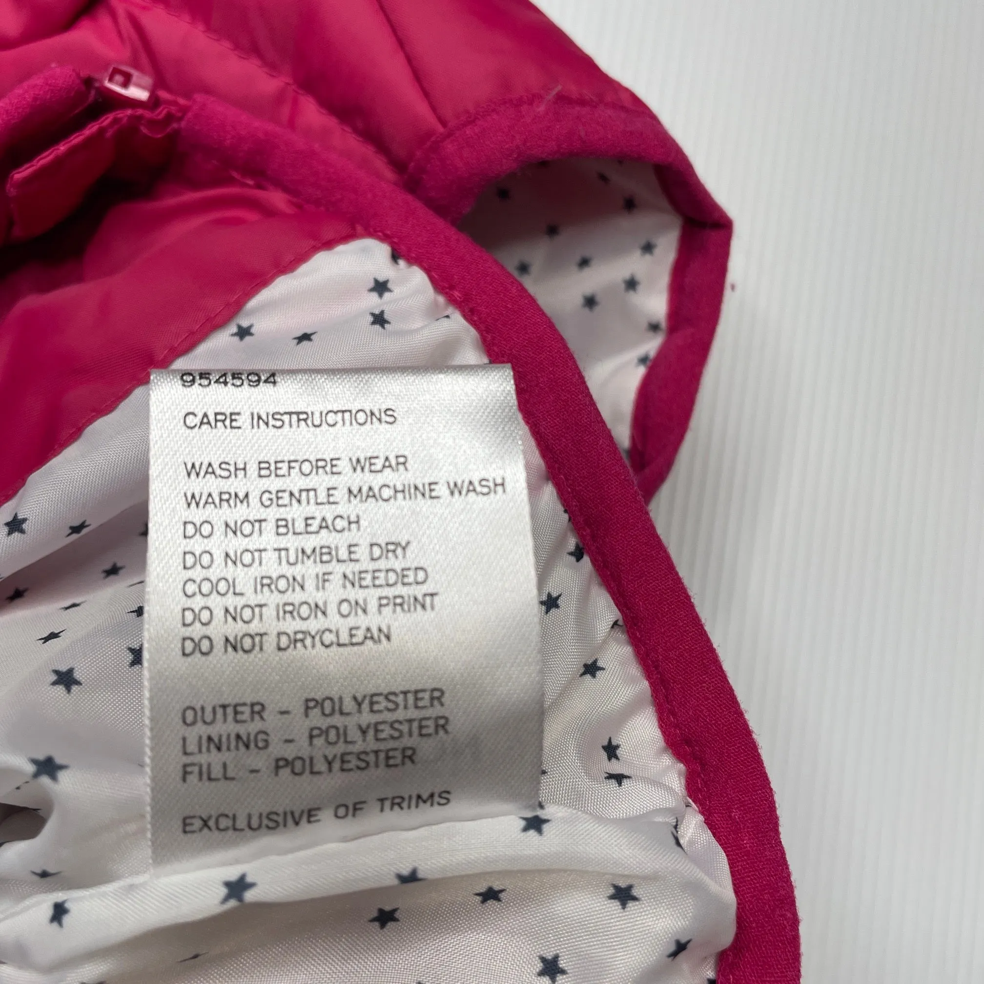Emerson pink puffer vest / sleeveless jacket, size 1, Pre-loved