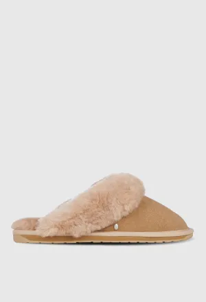 EMU AUSTRALIA Jolie Sheepskin Slipper (Camel)