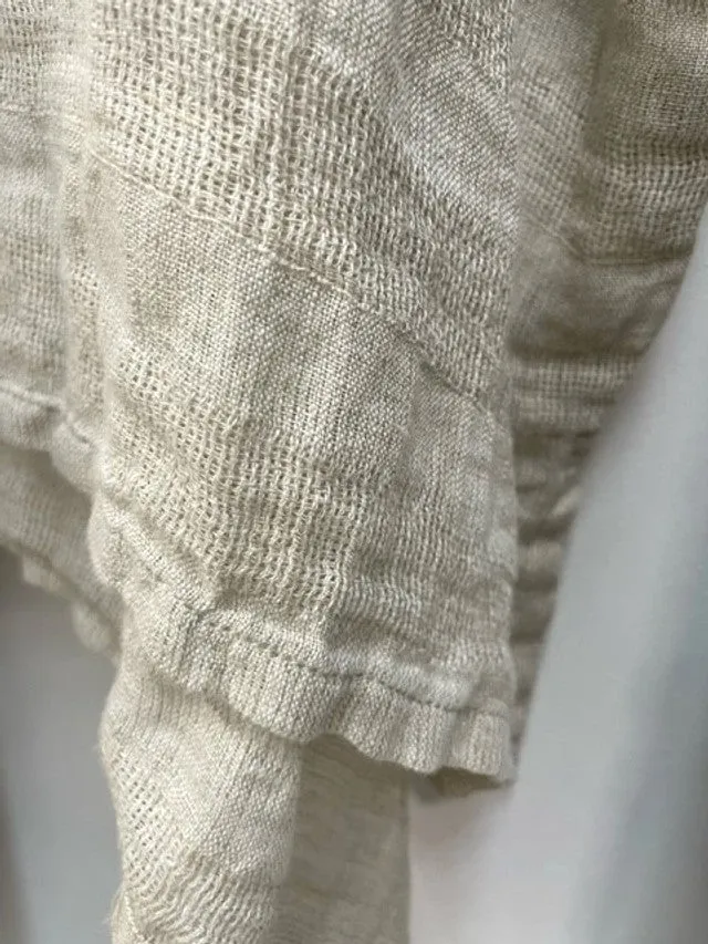 Euro Summer Scarf/Sarong Natural 100% Linen
