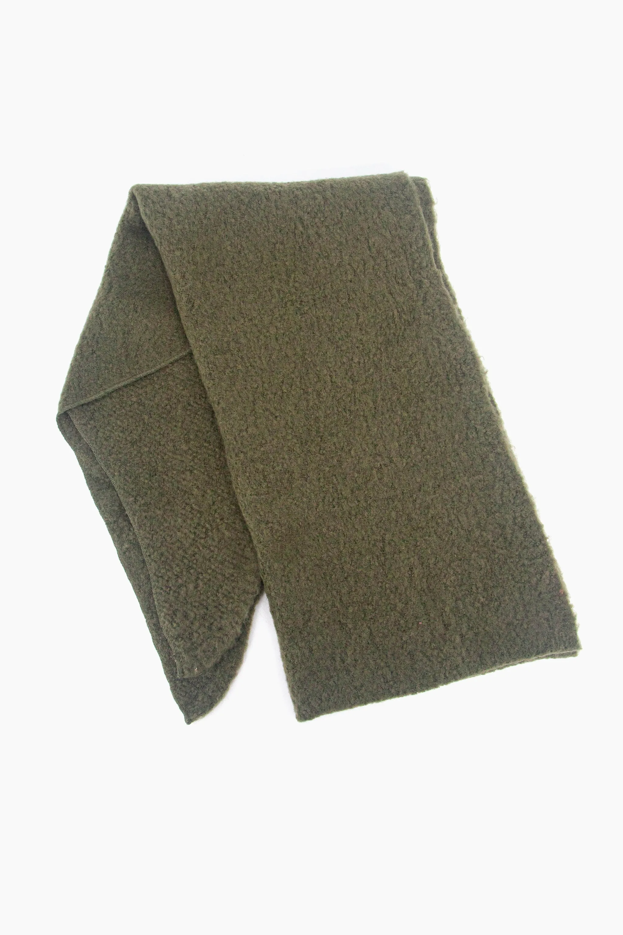 Evie Heavyweight Asymmetric Scarf - Khaki