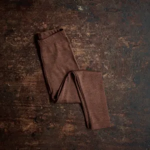 Finch Leggings - Merino Wool & Silk - Squirrel
