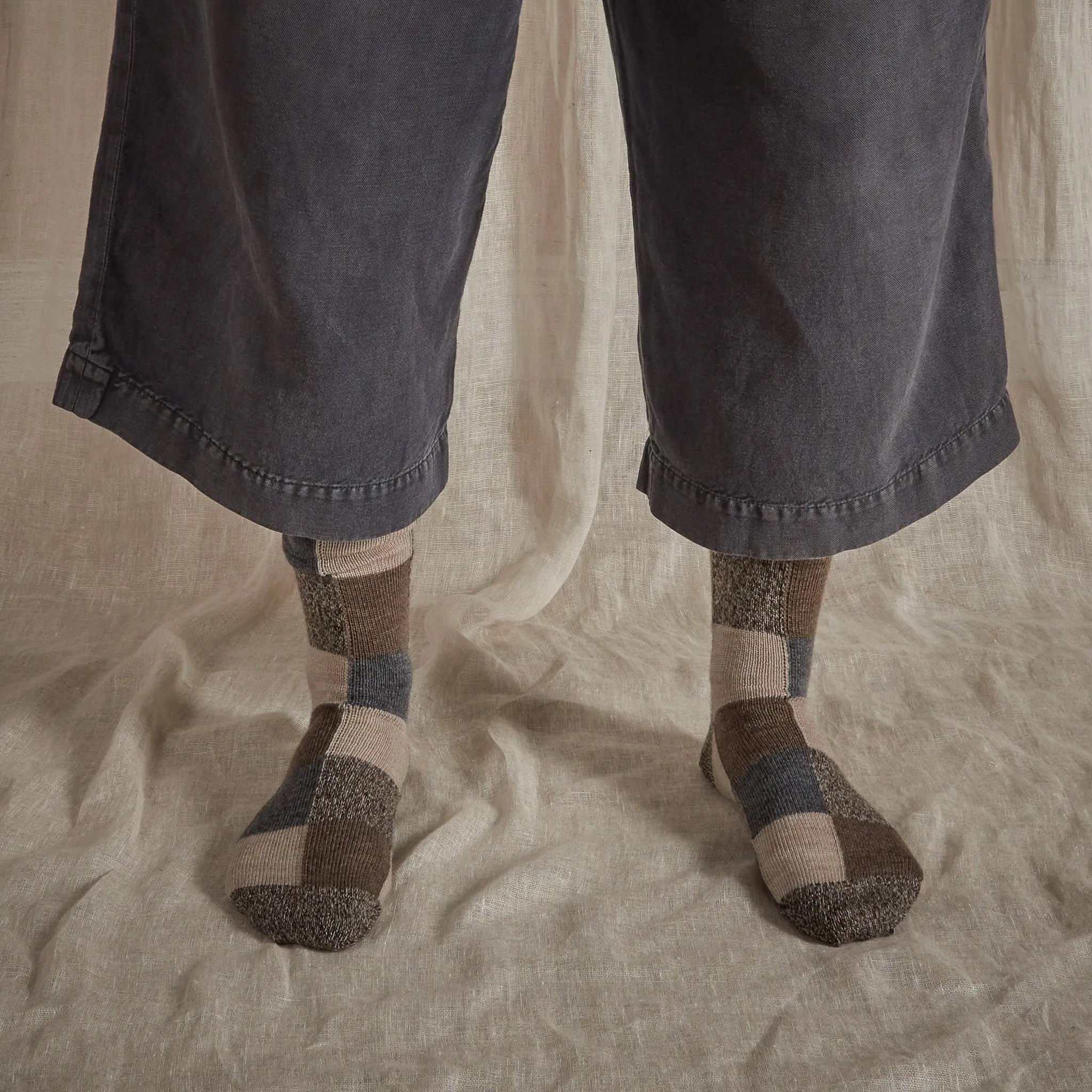 Fine Merino Wool Socks | Earth Patchwork