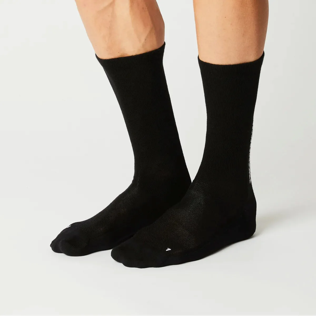Fingerscrossed Light Merino Silk Socks - Black