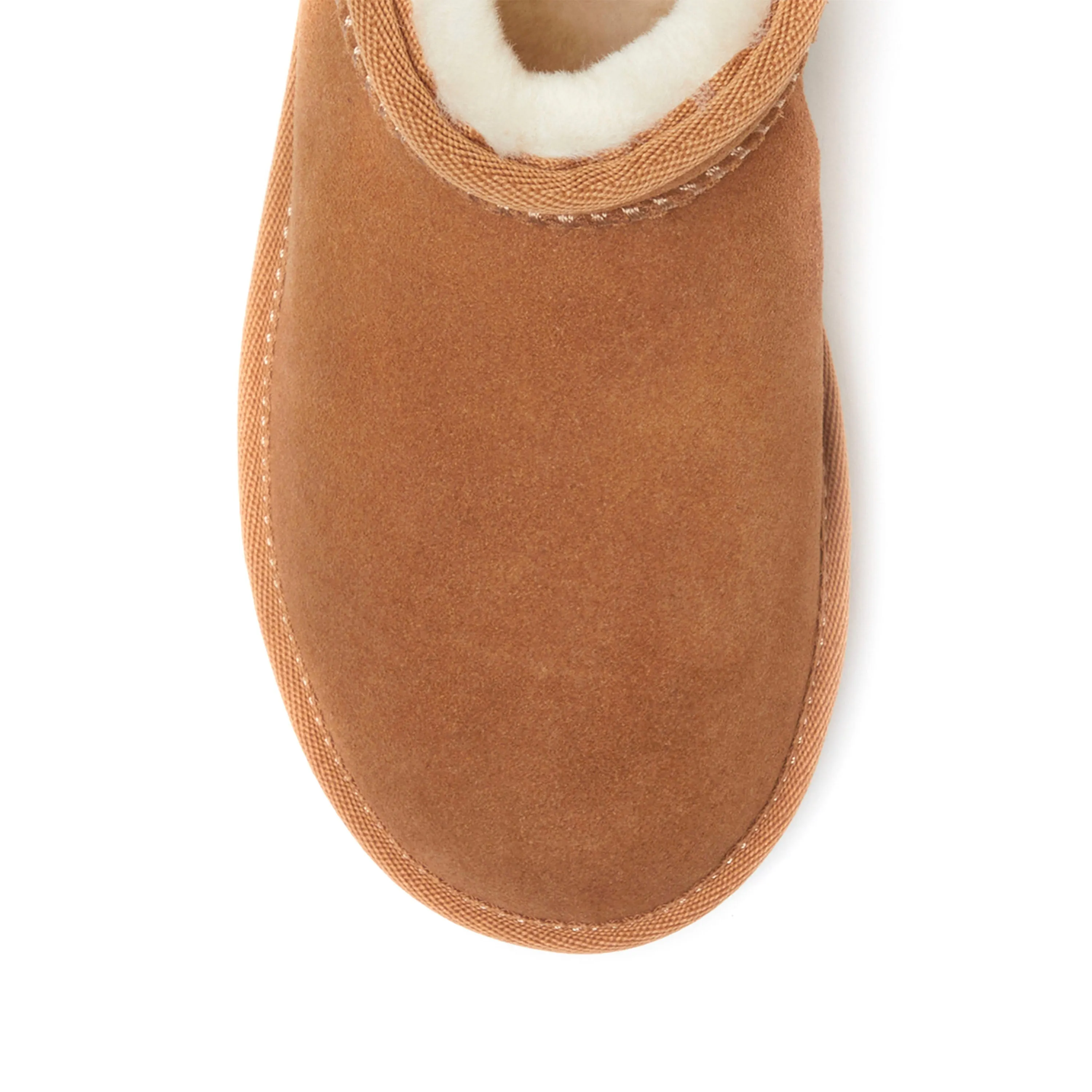 Fireside by Dearfoams Women's Kingston Genuine Shearling Platform Bootie
