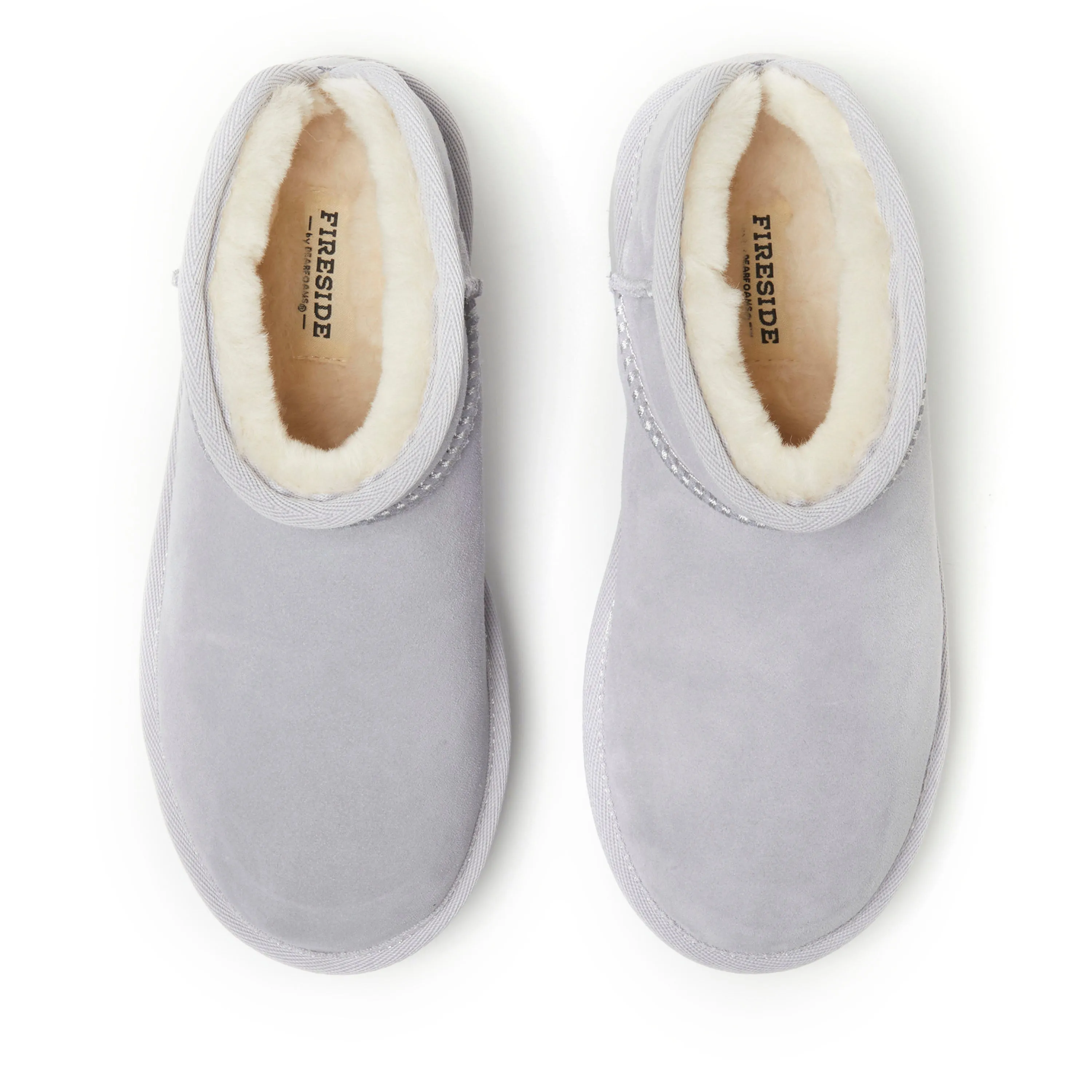 Fireside by Dearfoams Women's Kingston Genuine Shearling Platform Bootie