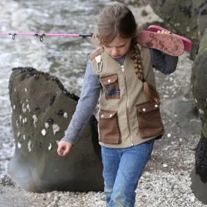 Fishing Vest Add-on Sewing Pattern - Child ~ for Trailblazer Vests