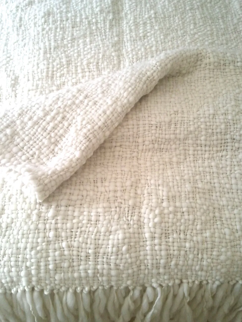 Flame Chunky Wool Blanket