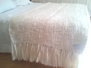 Flame Chunky Wool Blanket