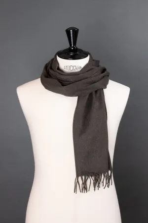 Flannel Cashmere Scarf - Brown