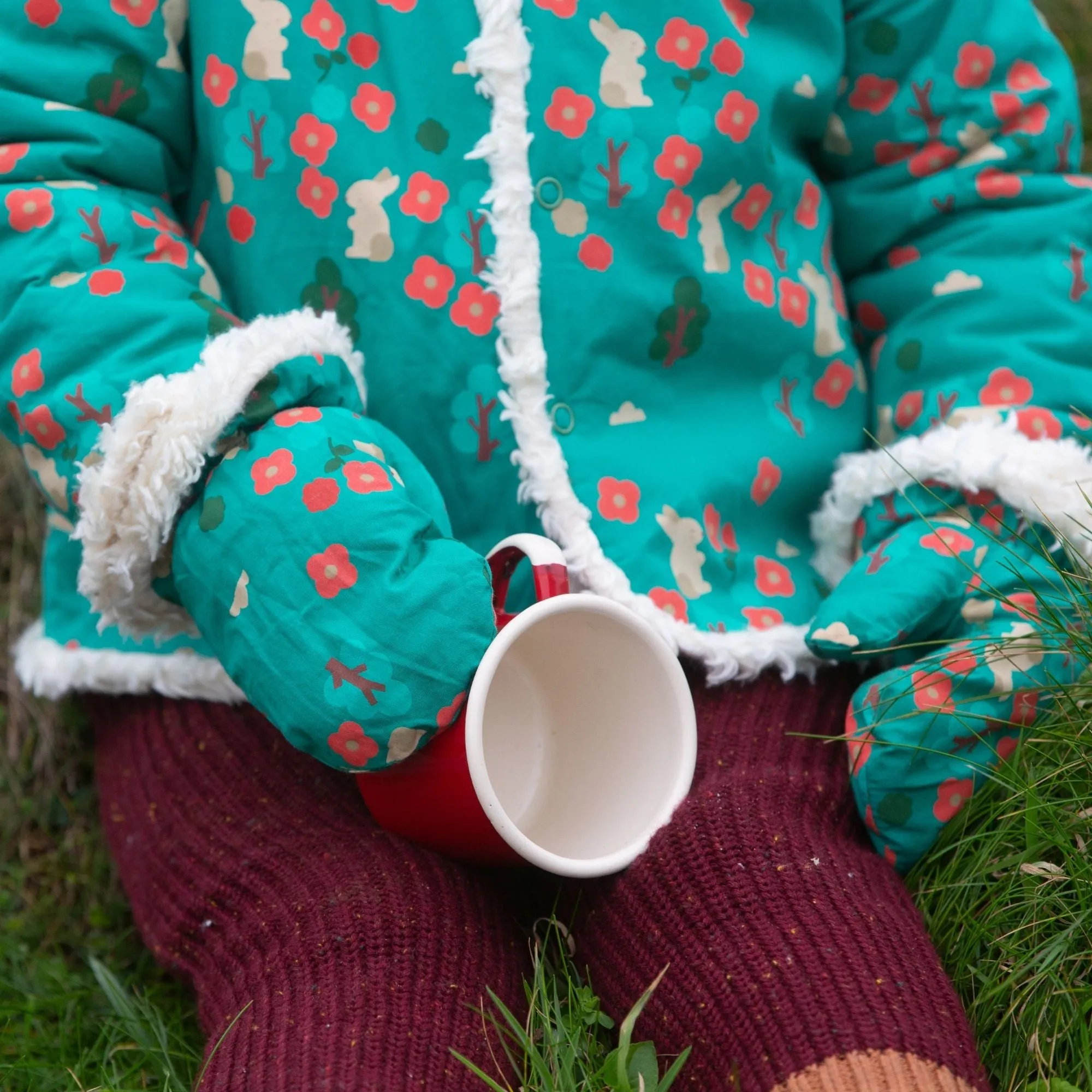 Forest Walk Sherpa Lined Mittens