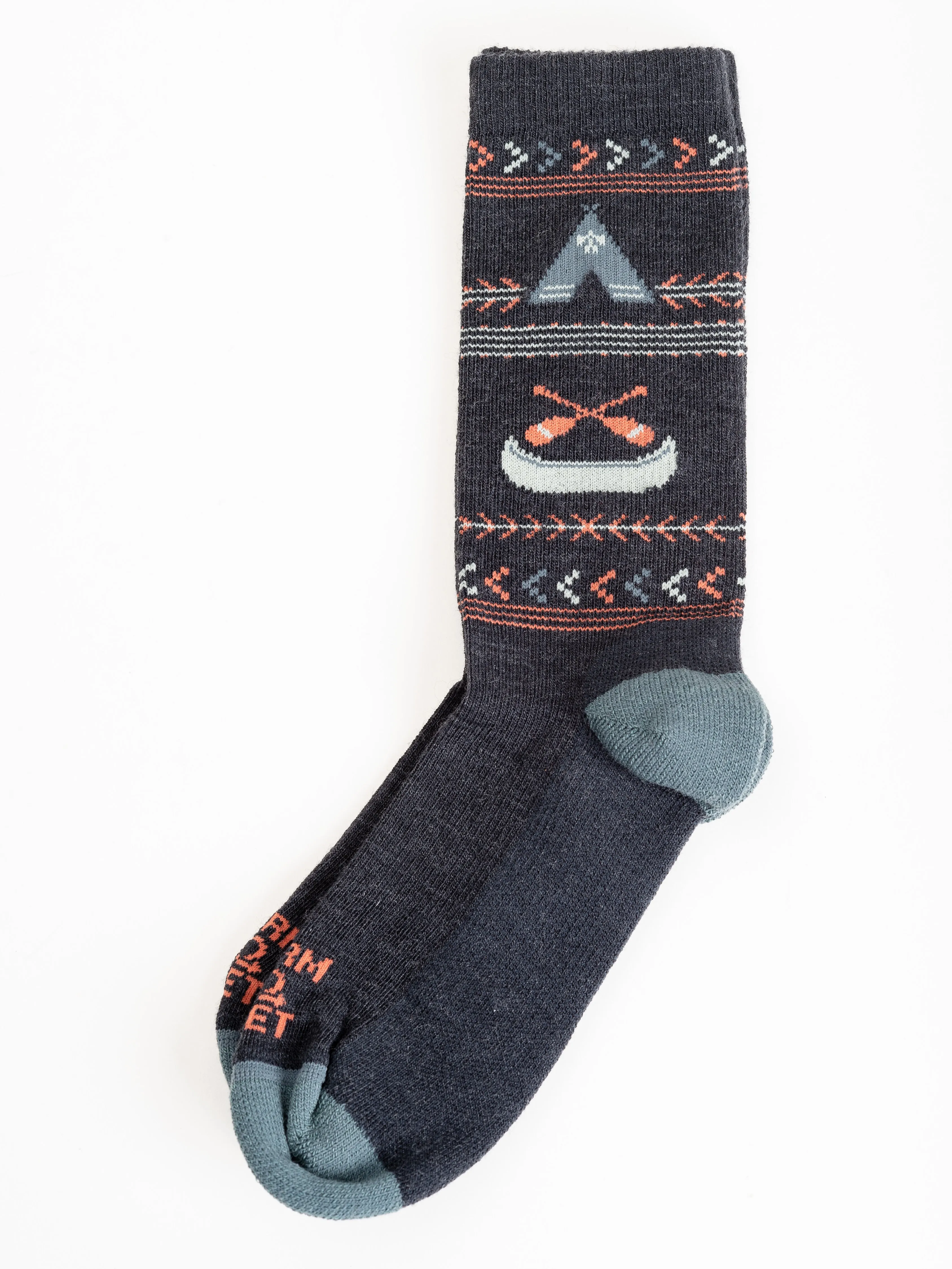 franklin crew socks - charcoal