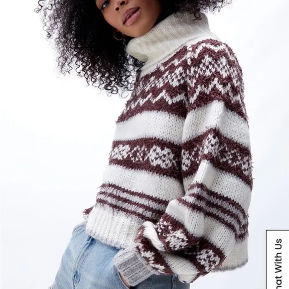 Free People Check Me Out Sweater