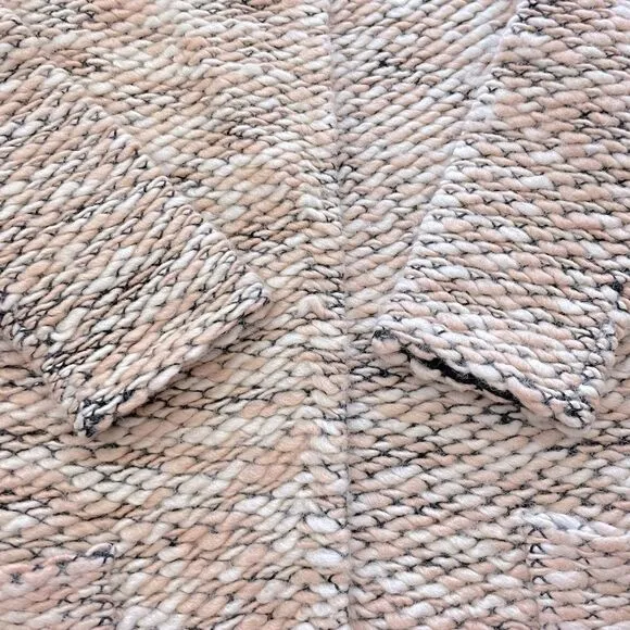 French Connection Oversized Chunky Knit Wool Sweater Coat