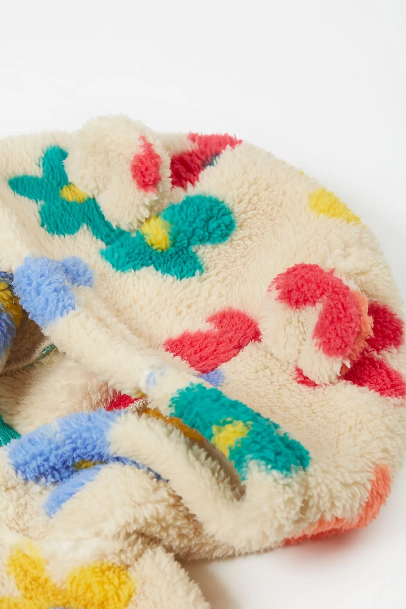 Frugi Cosy Ted Flower Pop Snugglesuit
