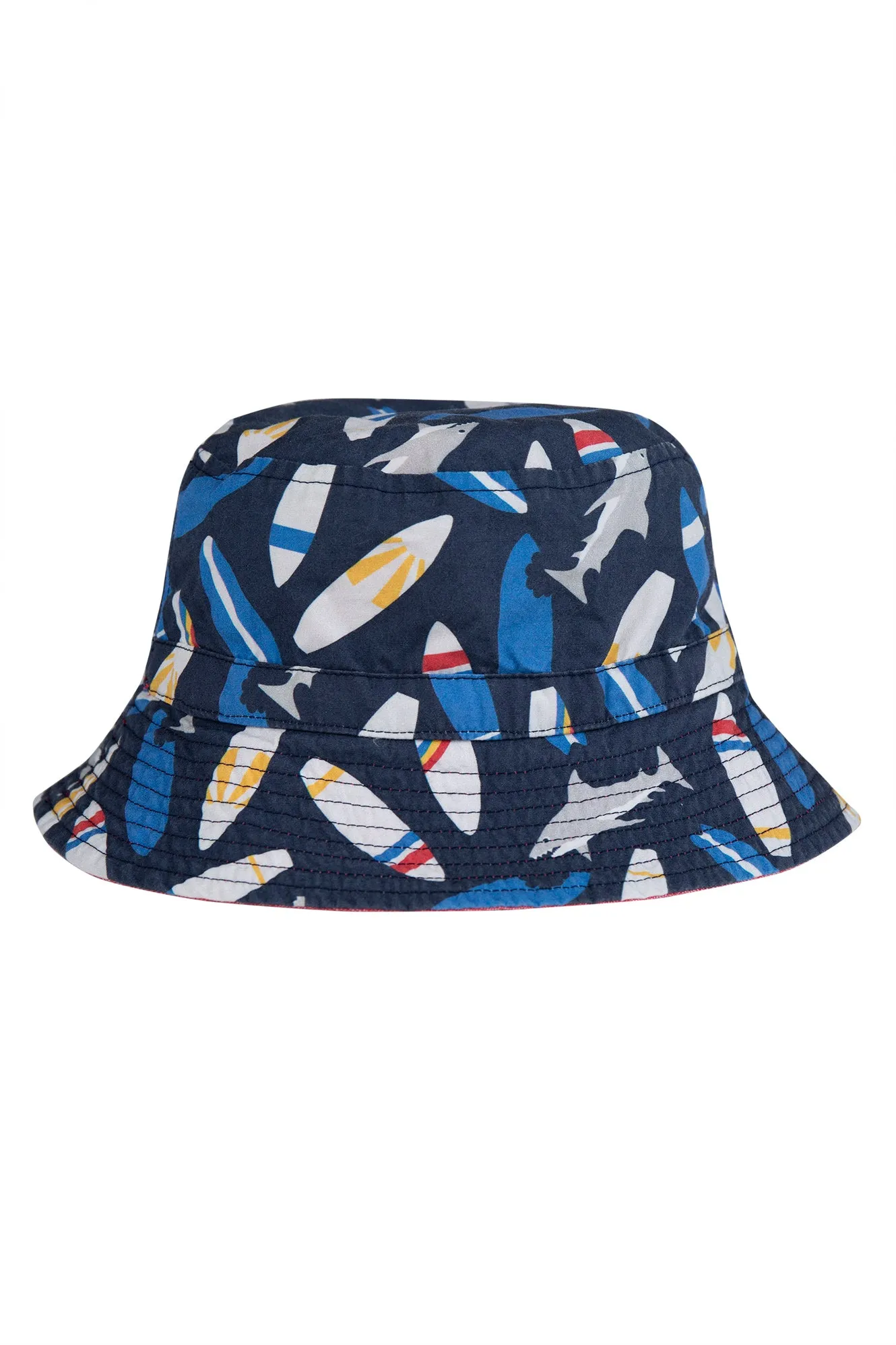 Frugi Russ Reversible Hat Surf Time