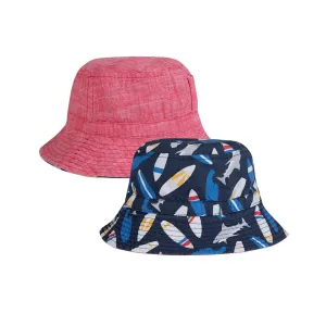 Frugi Russ Reversible Hat Surf Time