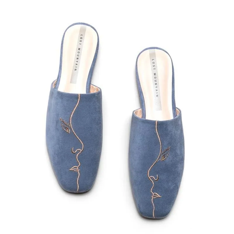full genuine leather low-heeled women shoes high quality office ladies shoes summer women slippers women heels