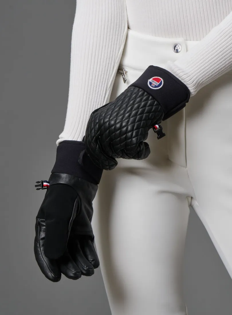Fusalp Leather and Diamond Smock Athena Ski Glove