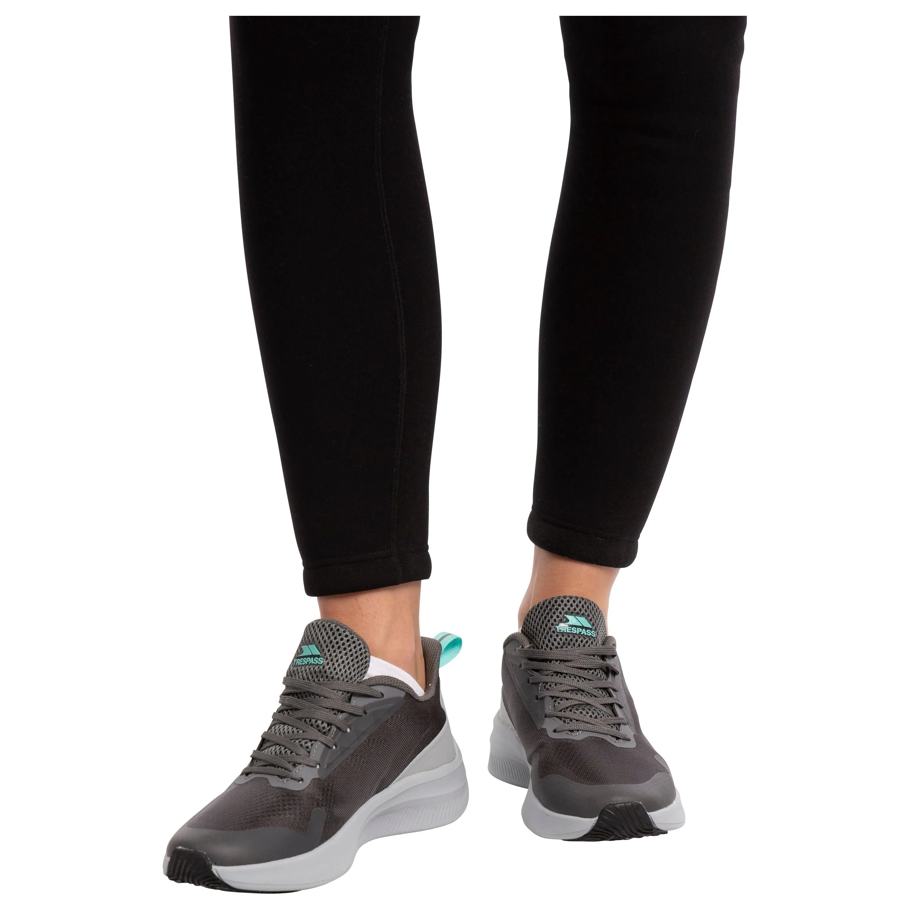 Fuzzy Womens Sherpa Lined Leggings in Black