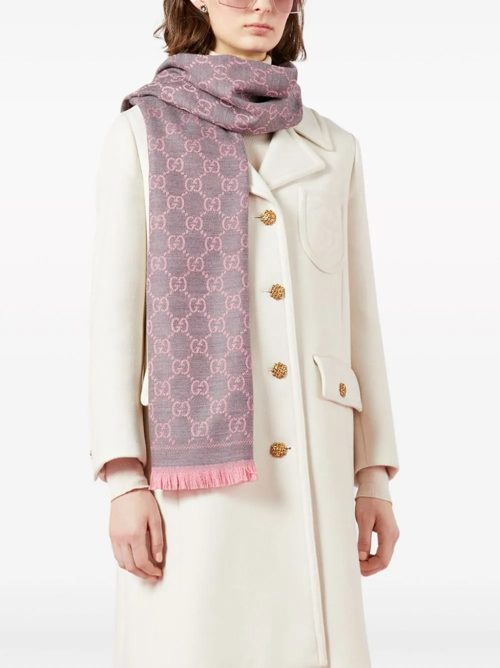 Gg wool scarf
