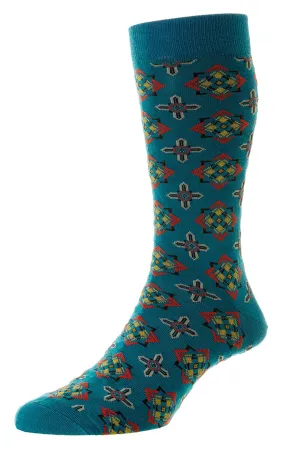 Govan Geometric Merino Sock