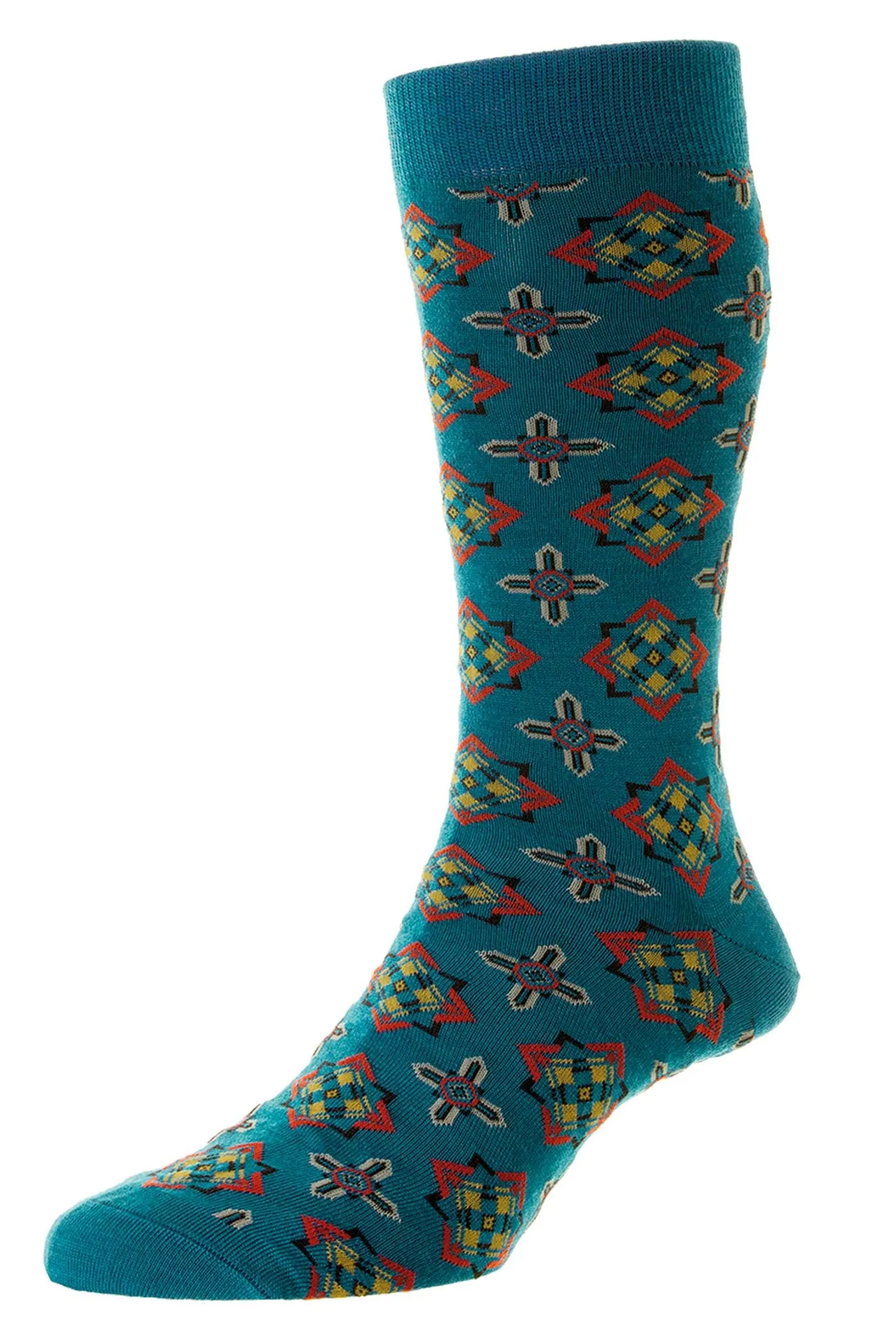 Govan Geometric Merino Sock