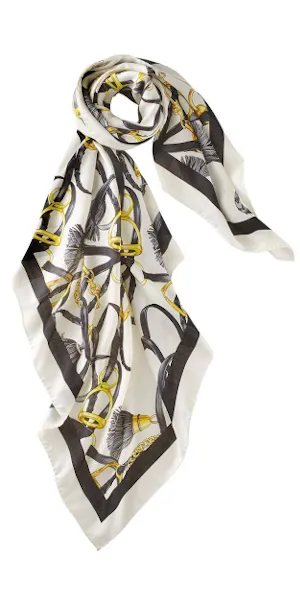 Grande Firenze Cashmere/Silk Scarf in Cream