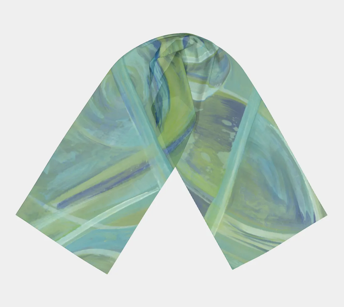 Green Long Scarf