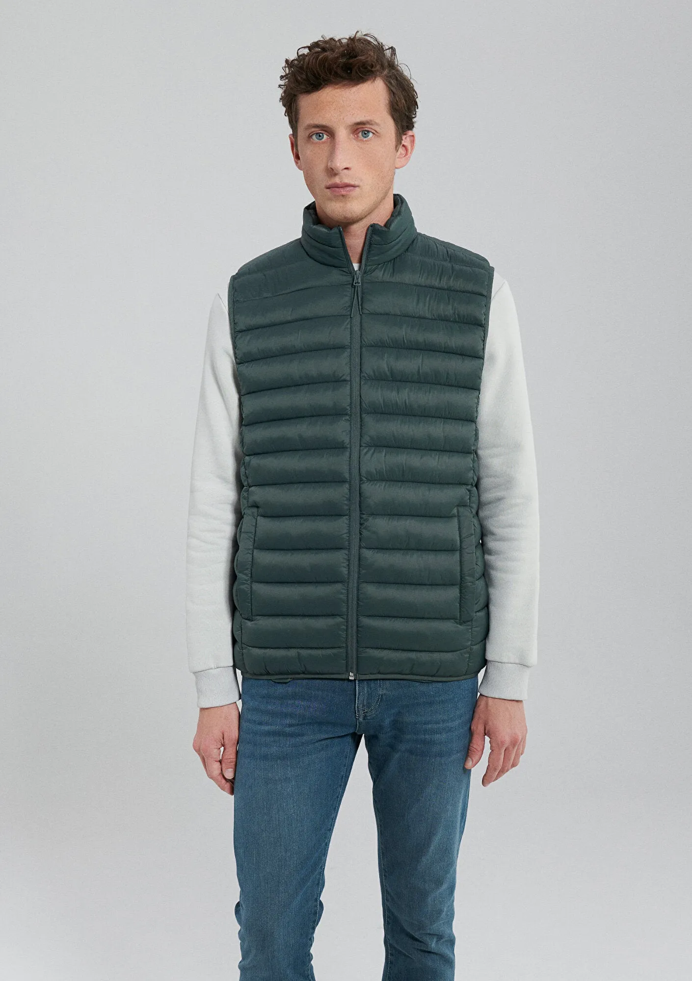 Green Puffer Vest
