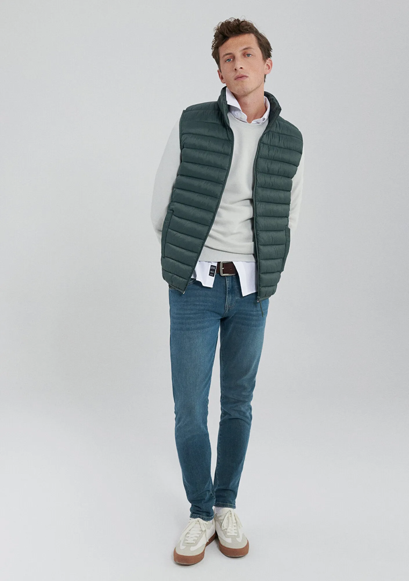 Green Puffer Vest