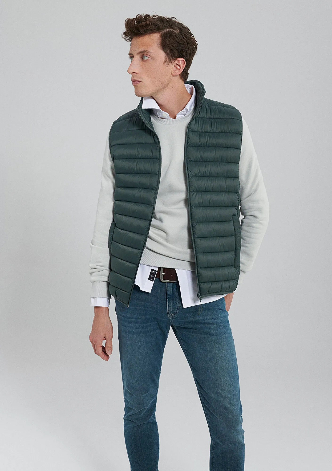 Green Puffer Vest