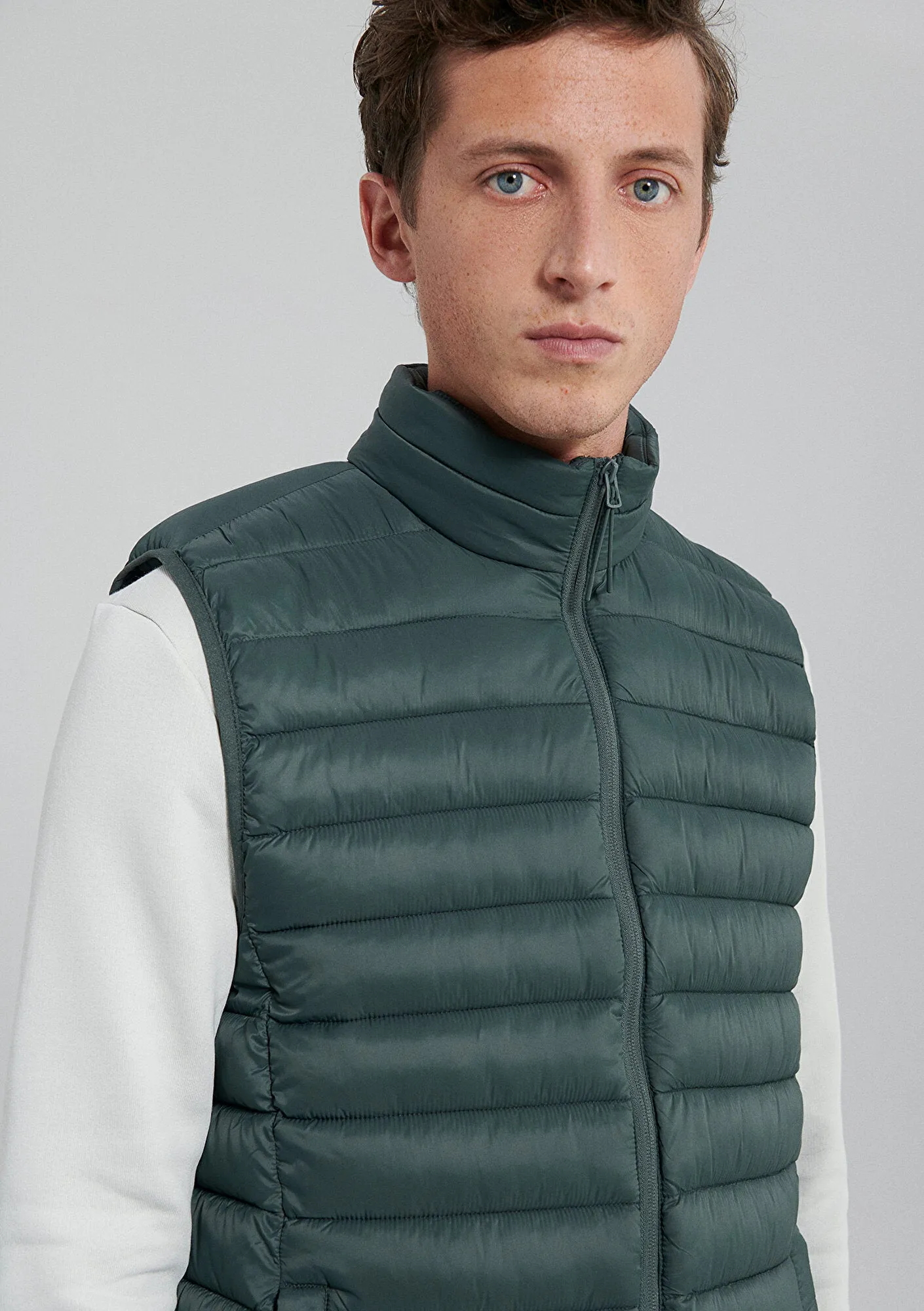 Green Puffer Vest