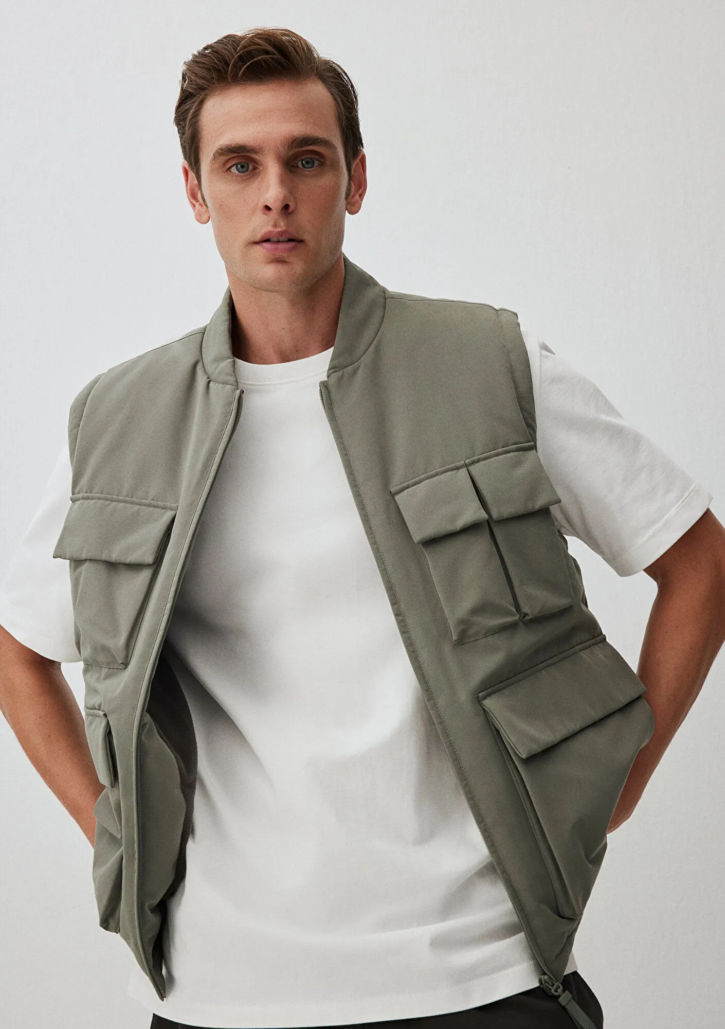 Green Puufer Vest