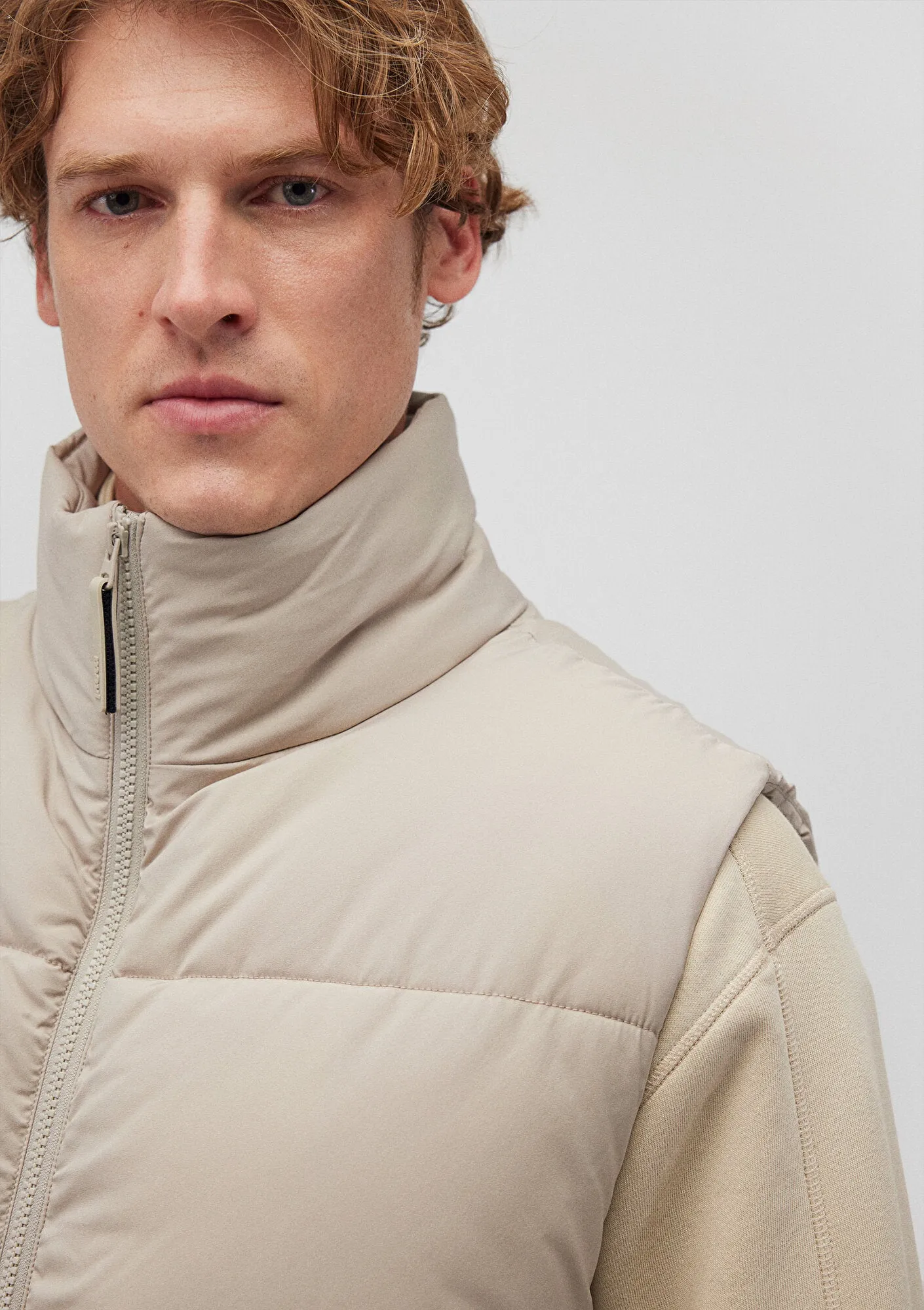 Grey Puufer Vest