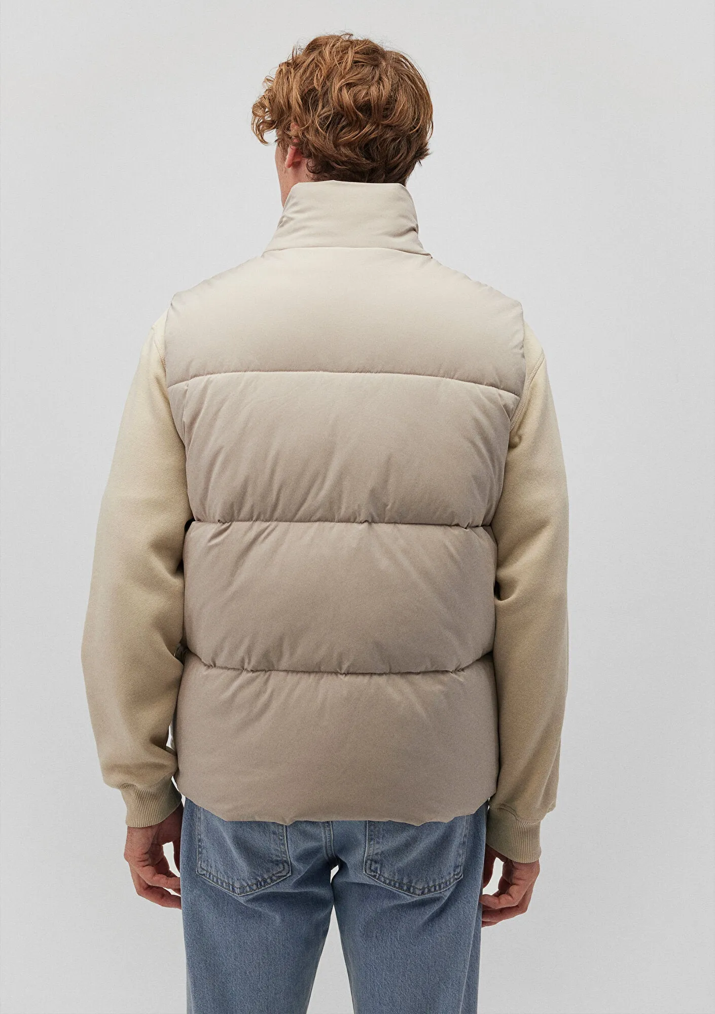 Grey Puufer Vest