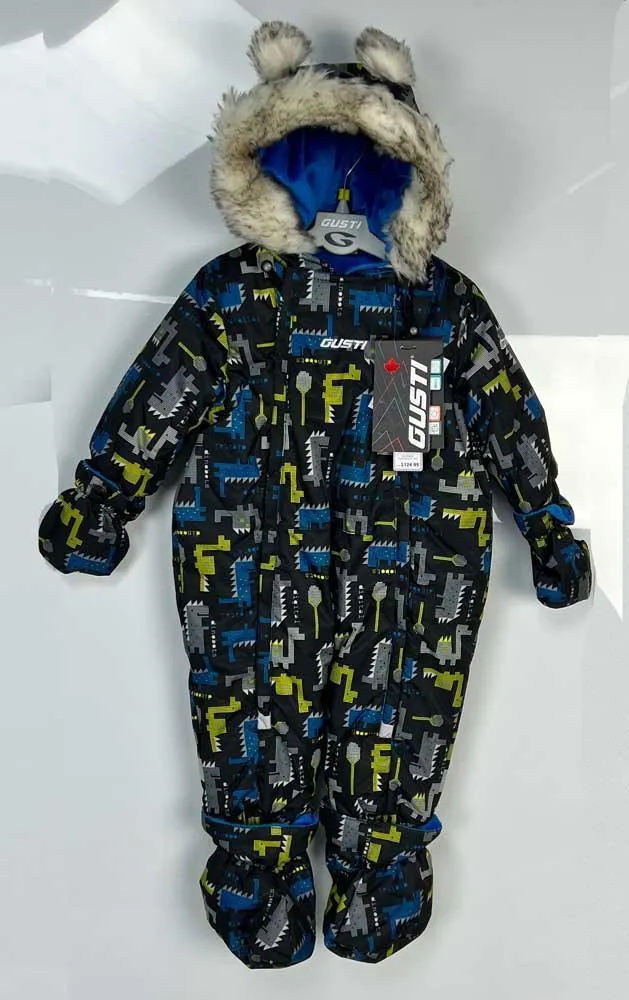 Gusti Baby One-Piece Snow Suit - Black