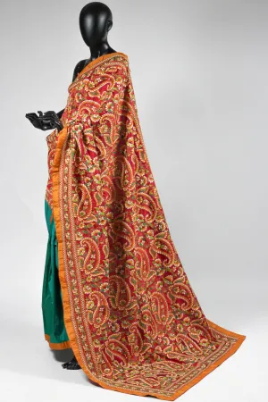 Half and Half Kantha Saree