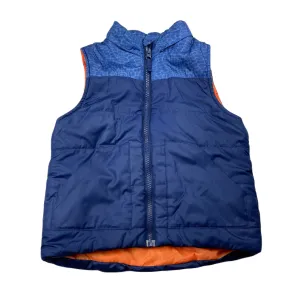 H&M blue puffer vest / sleeveless jacket, size 4, Pre-loved