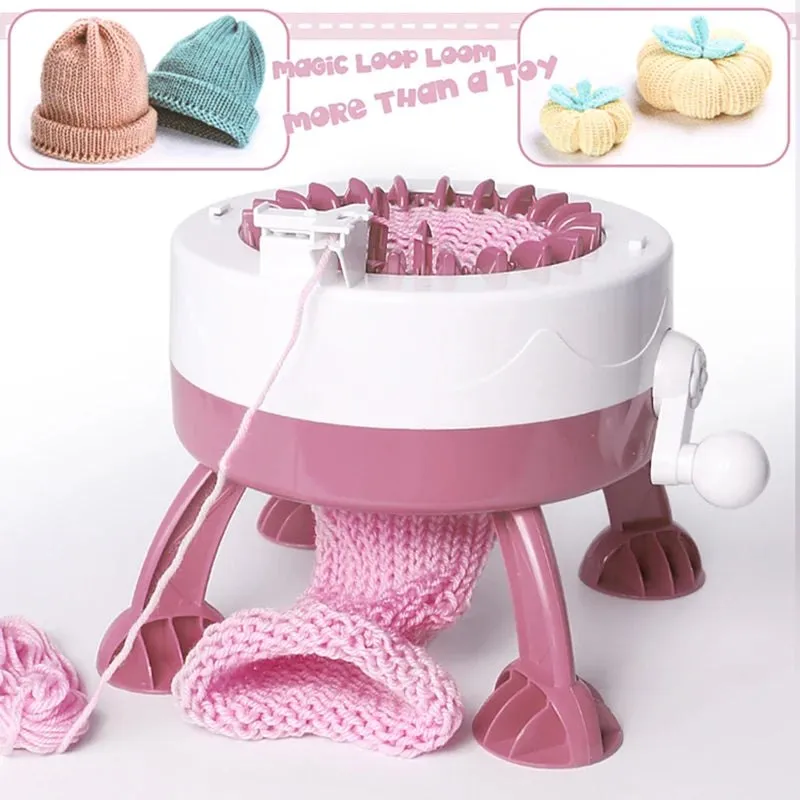 Hand Weaving Double Loom Knitting Machine for Scarves Hats and Socks - 22 Needles