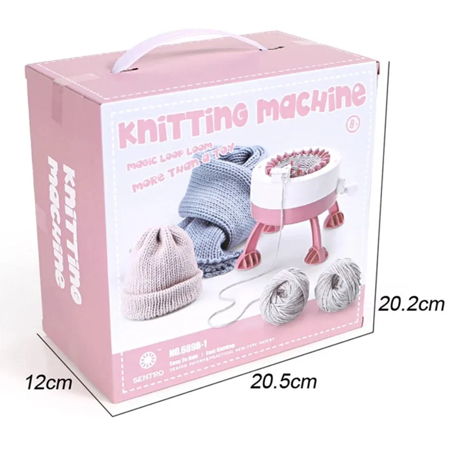 Hand Weaving Double Loom Knitting Machine for Scarves Hats and Socks - 22 Needles