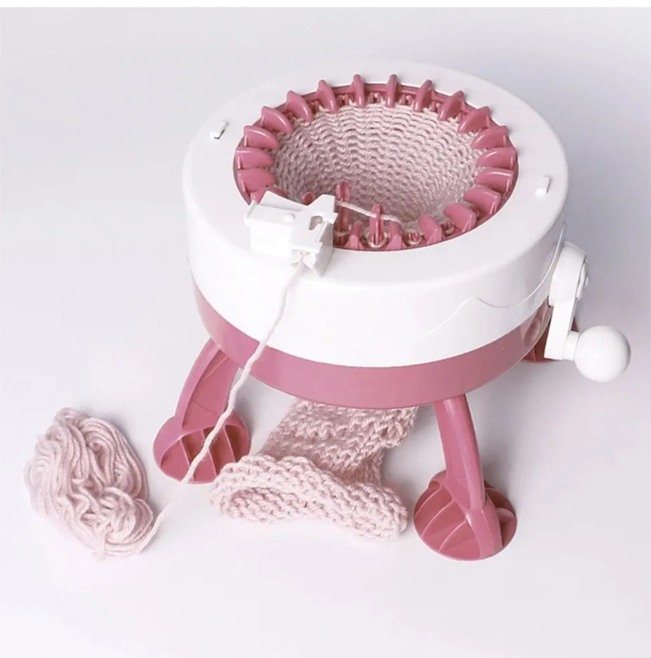 Hand Weaving Double Loom Knitting Machine for Scarves Hats and Socks - 22 Needles